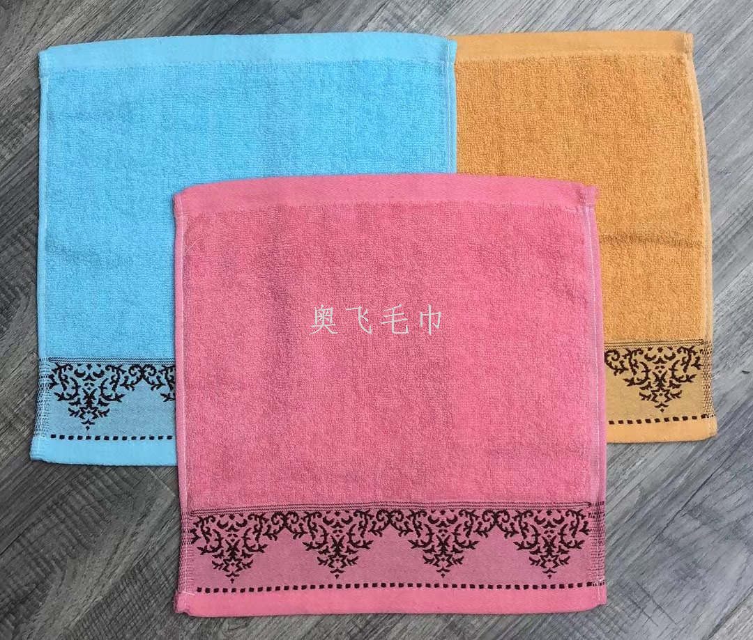 There are multiple styles of 35*35CM square towels to choose from details Picture