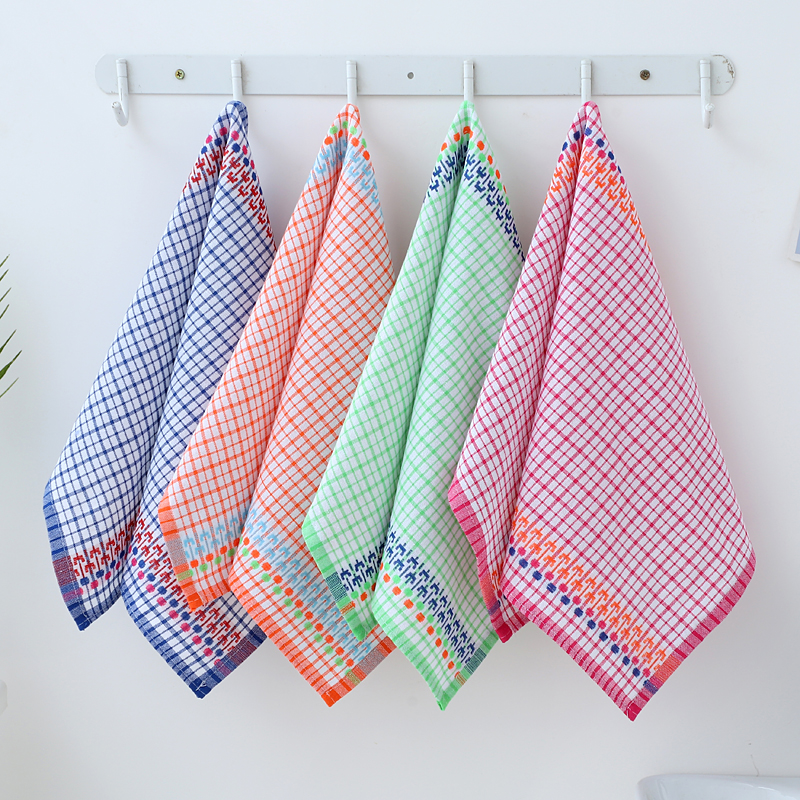 Tea towel 38*64, made of carefully selected cotton with various patterns and strong water absorption