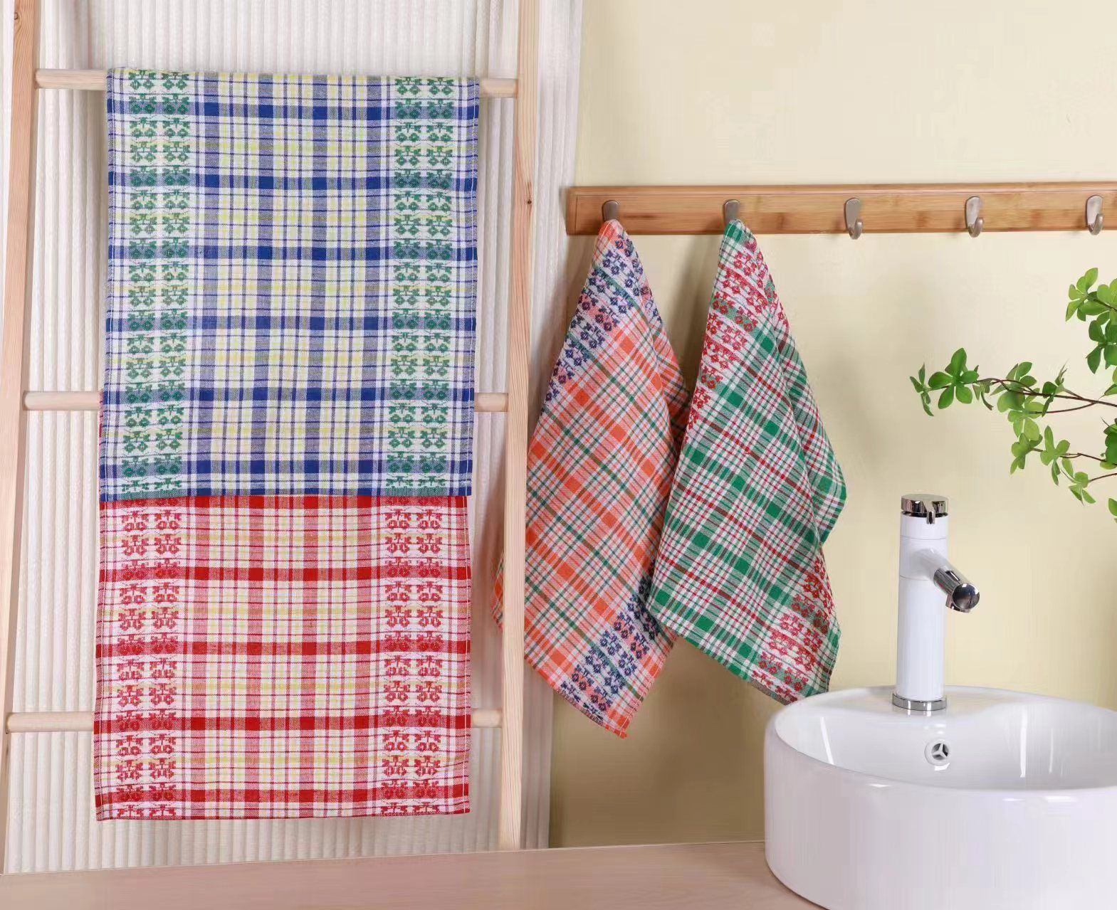 Ins-style butterfly absorbent quick-drying kitchen towel, tea towel, cleaning cloth, multi-functional household wiping cloth, soft and durable pic 2