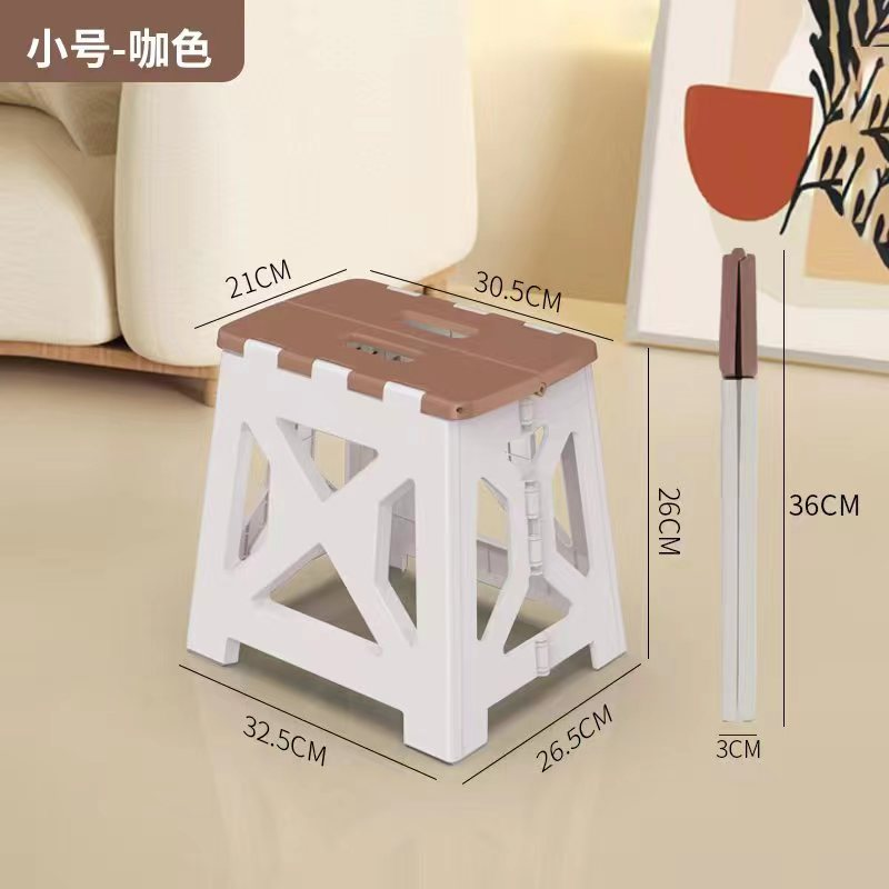 Factory direct sales MFXMJ-021 folding stool, plastic folding stool, outdoor folding stool, portable plastic stool, hand-bag type portable folding stool details Picture