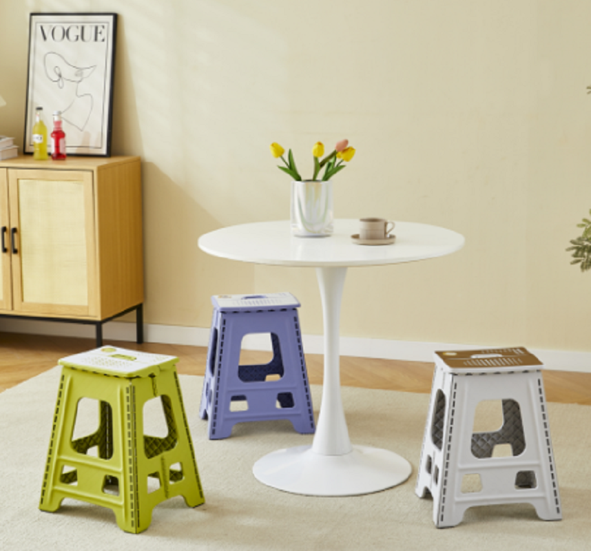 Factory direct sales MFXMJ-028 folding stool, plastic folding stool, outdoor folding stool, portable plastic stool, hand-bag type portable folding stool