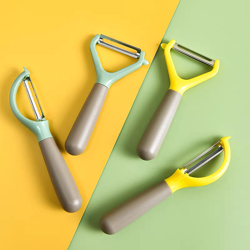 0760 Suction card peeler, plastic handle serrated peeler, fruit and melon peeler wholesale Item Picture