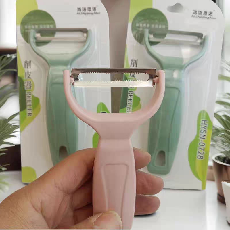 Wholesale stainless steel peelers, potato peelers, kitchen fruit peelers and scrapers, extra-thick, popular commercial new models details Picture