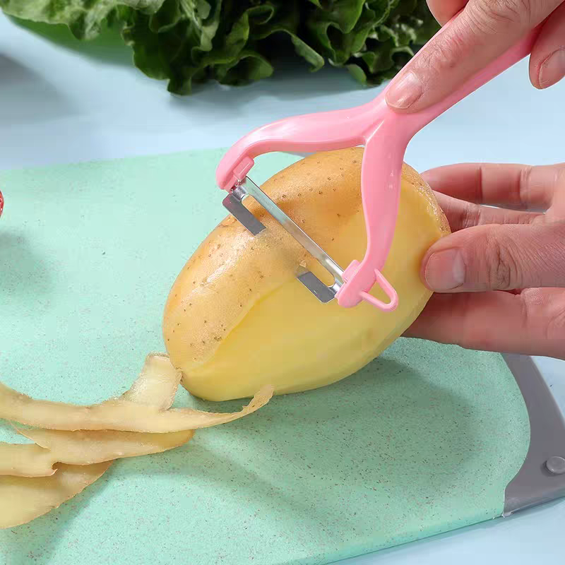 Fruit peeler, peeler, grater, vegetable slicer, slicer and grater, multi-functional plastic personalized peeler detail image 3