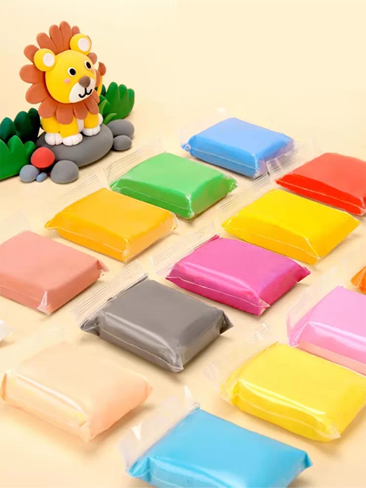 Super light clay, children's educational toys, plasticine, colored clay, space clay, 24-color bagged set Application Scenario