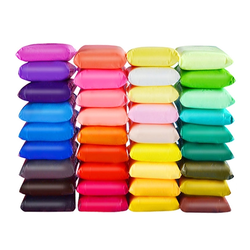 Super light clay, children's educational toys, plasticine, colored clay, space clay, 24-color bagged set details Picture