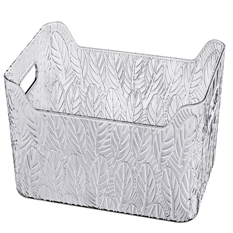 新款水晶叶子收纳盒透色收纳盒2025新款简约