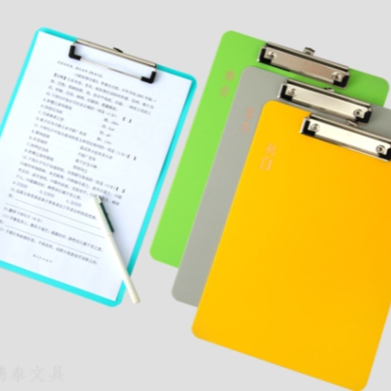 鸿泰书写垫板保护文件夹A4国风板夹塑料试卷资料写字多功能复写板2