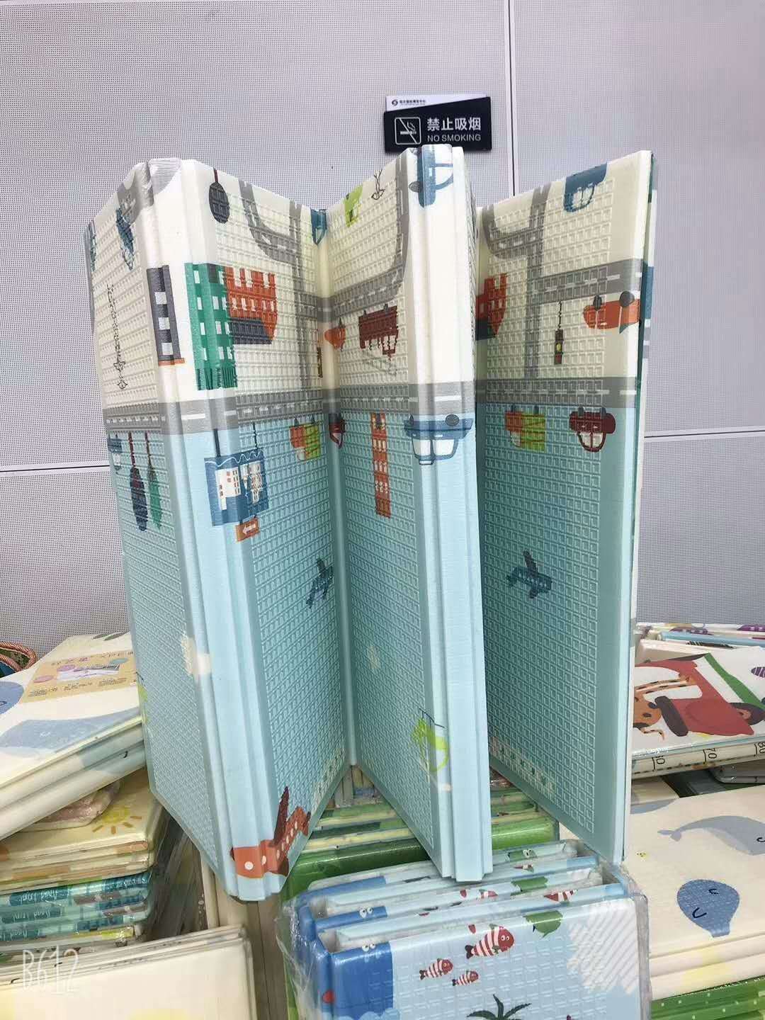 1.2*1.8防摔地垫宝宝可折叠爬行垫加厚泡沫地垫防滑床边垫客厅幼儿园垫