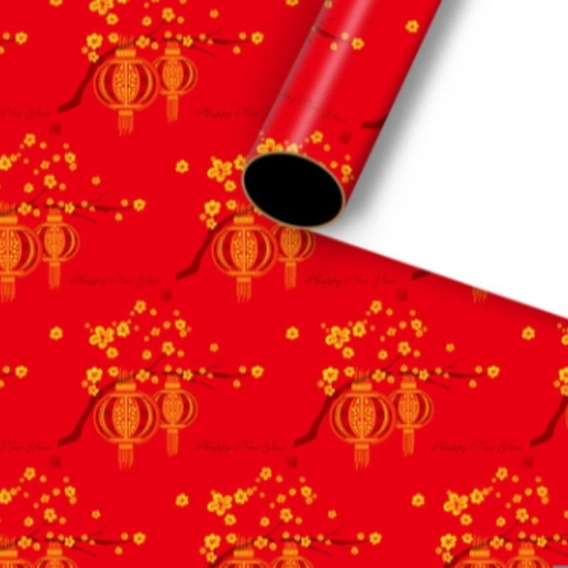 中国风礼物包装纸新年喜庆婚礼礼品包装纸元旦节日包装纸包书纸9