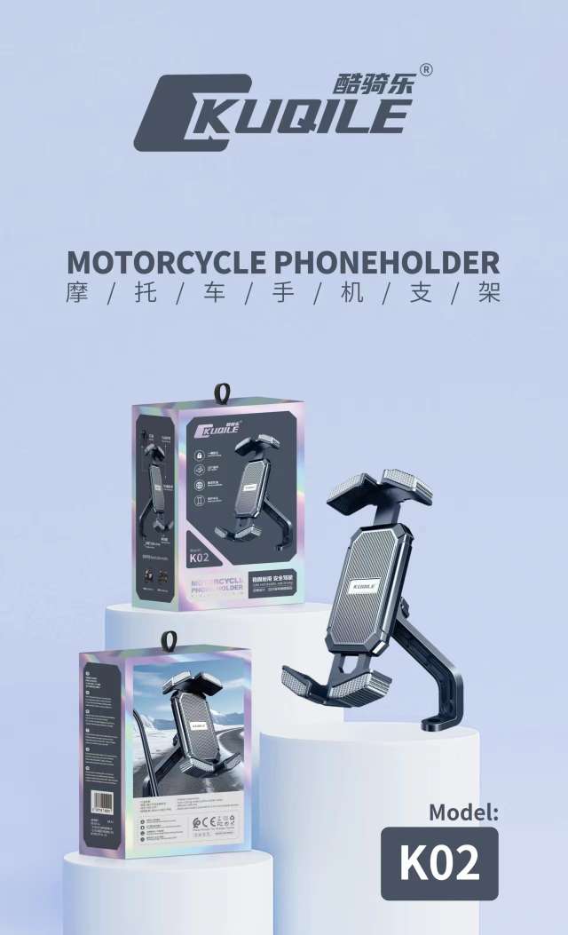 适用带后视镜电动车手机支架外卖骑手专用防震防抖骑行电瓶车导航支架