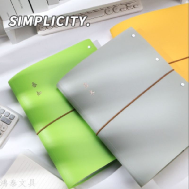 A3试卷收纳册30P国风插页试卷夹收纳袋学生用整理科目资料册批发4