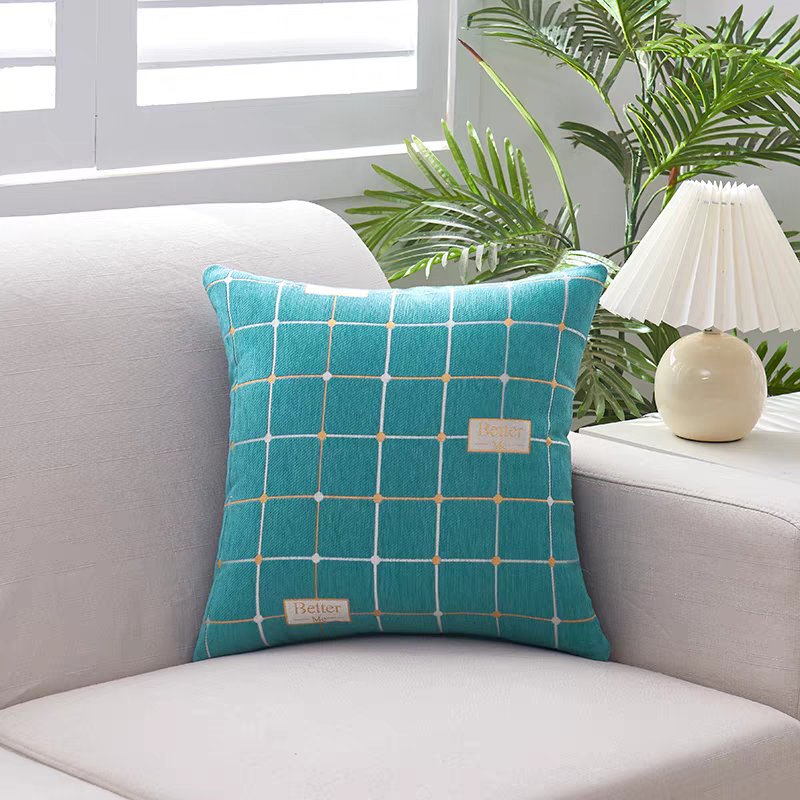 Unique thickened Chenille pillow cover, large backrest, headboard pillow, living room sofa pillow cover detail image 4