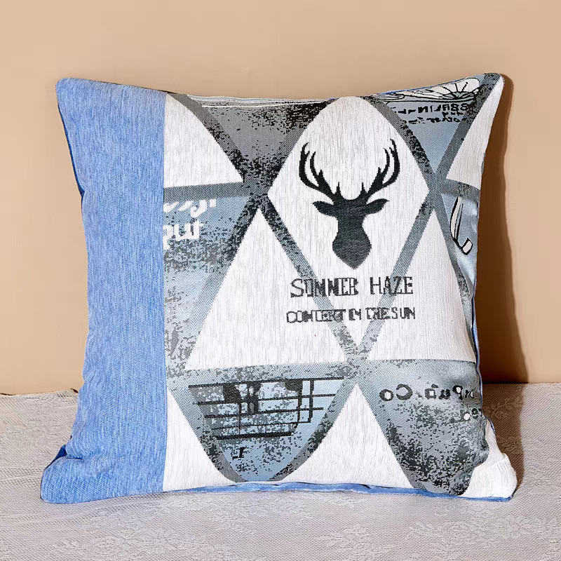 Cashmere antler square cushions, sofa cushions, living room and bedroom headrests, large throw pillows, custom-made waist pillows detail image 3