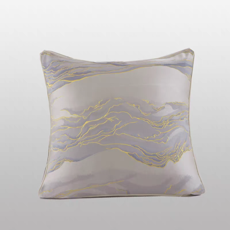 Light luxury style landscape modern simple high-end light luxury pillow with core, hotel room bed cushion, pillow, backrest and pillowcase detail image 3