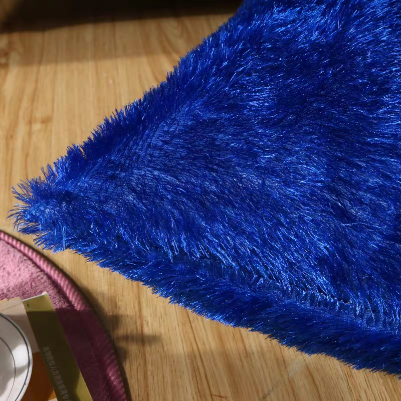 Modern and simple glittery velvet pillowcases, colored home cushions, plush pillows, home sofas, bedside and waist pillows, cars Specification image