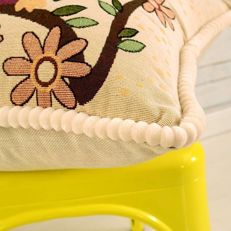 单面刺绣抱枕套沙发客厅轻奢高级感靠枕车用刺绣含芯详情图2