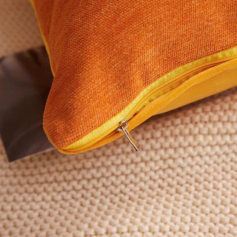 The garden is filled with spring colors. The sand-filled sofa cushion, Chenille flower jacquard pillowcase, soft headboard pillow for office and home use Specification image