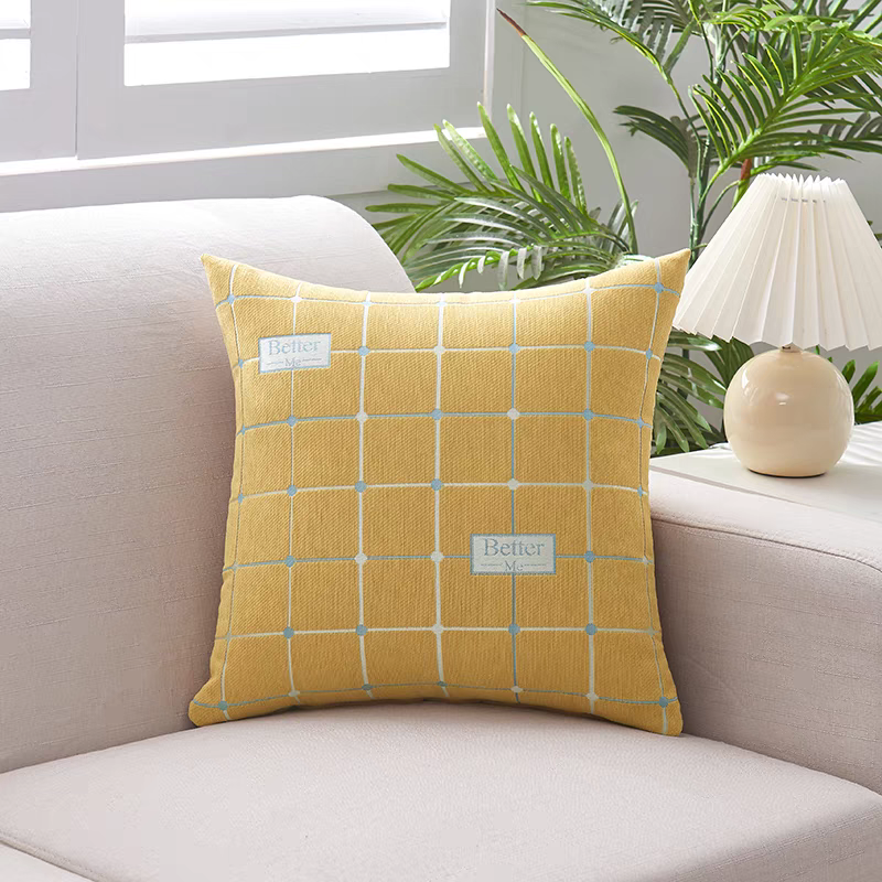 Unique thickened Chenille pillow cover, large backrest, headboard pillow, living room sofa pillow cover detail image 5