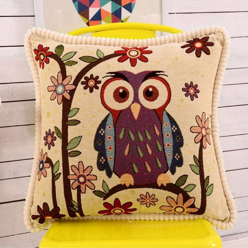 单面刺绣抱枕套沙发客厅轻奢高级感靠枕车用刺绣含芯详情图3