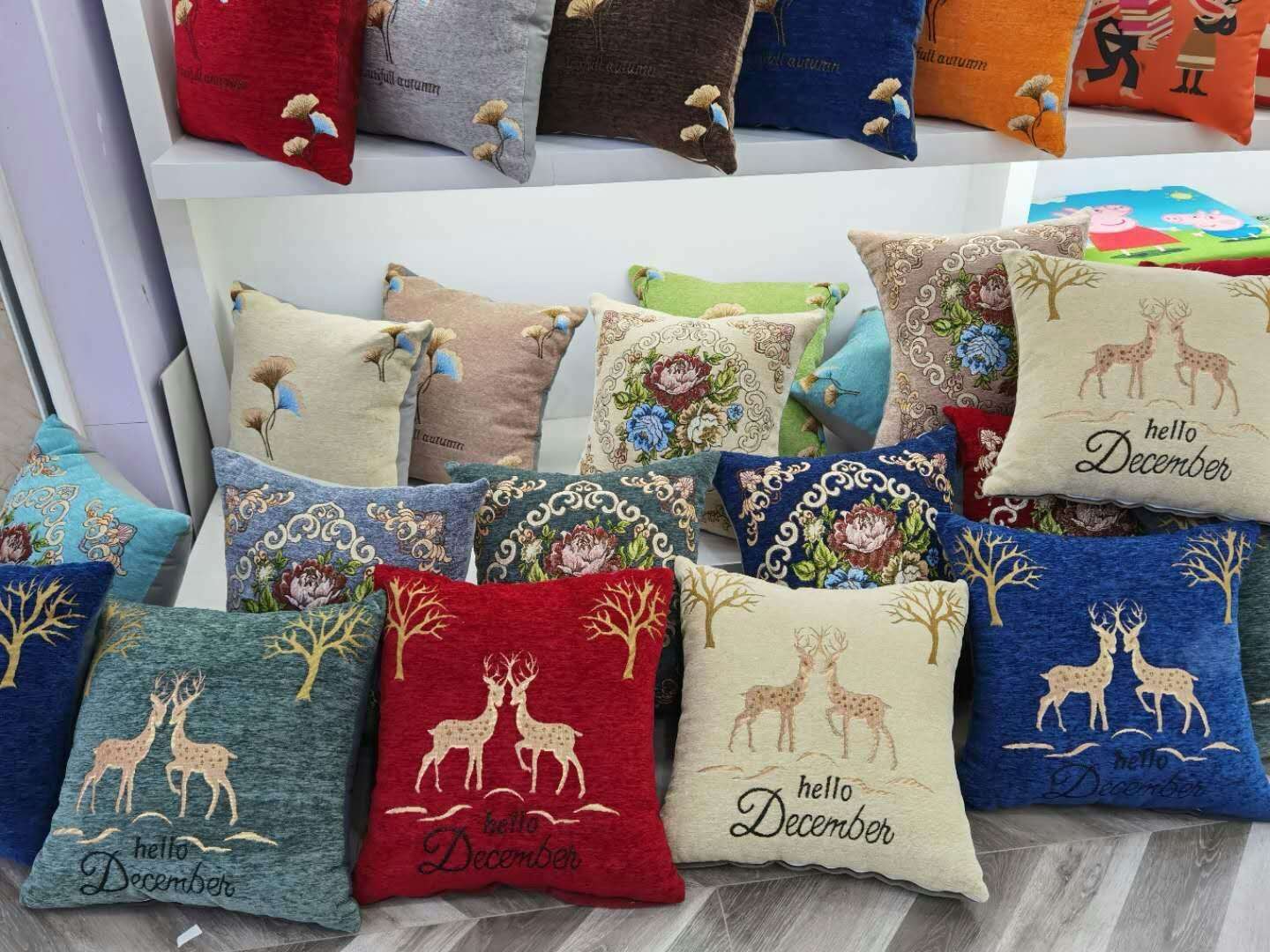 Chenille diy plush pillows, Nordic-style living room, soft headboard for nap, lumbar support, yoga