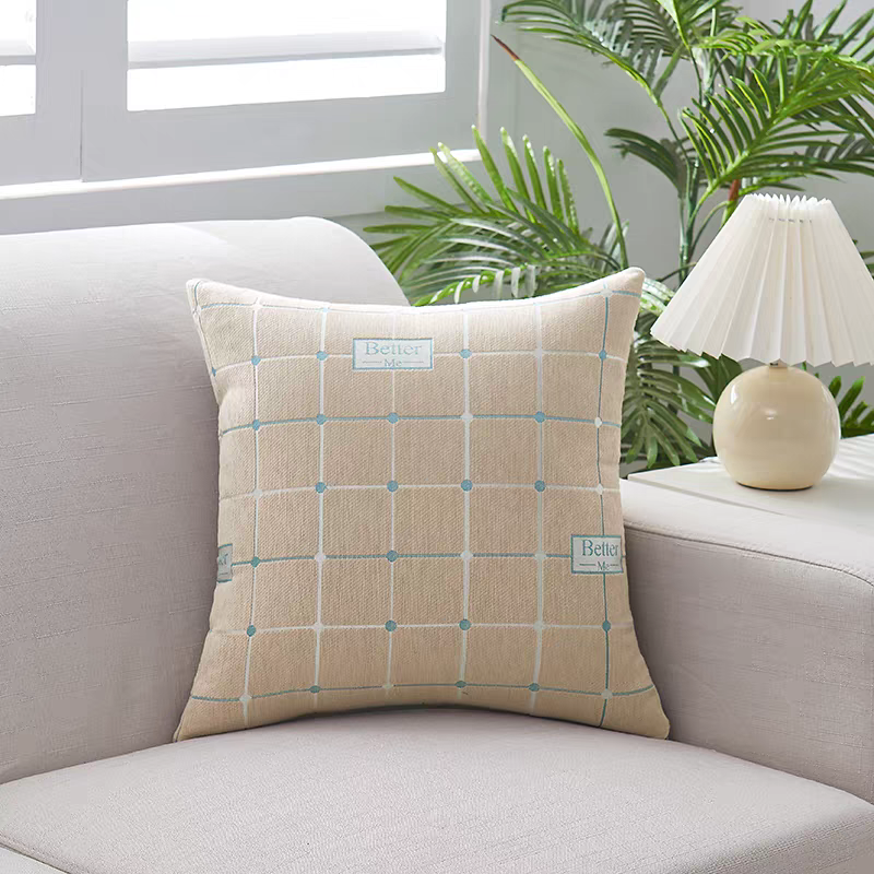 Unique thickened Chenille pillow cover, large backrest, headboard pillow, living room sofa pillow cover Specification image