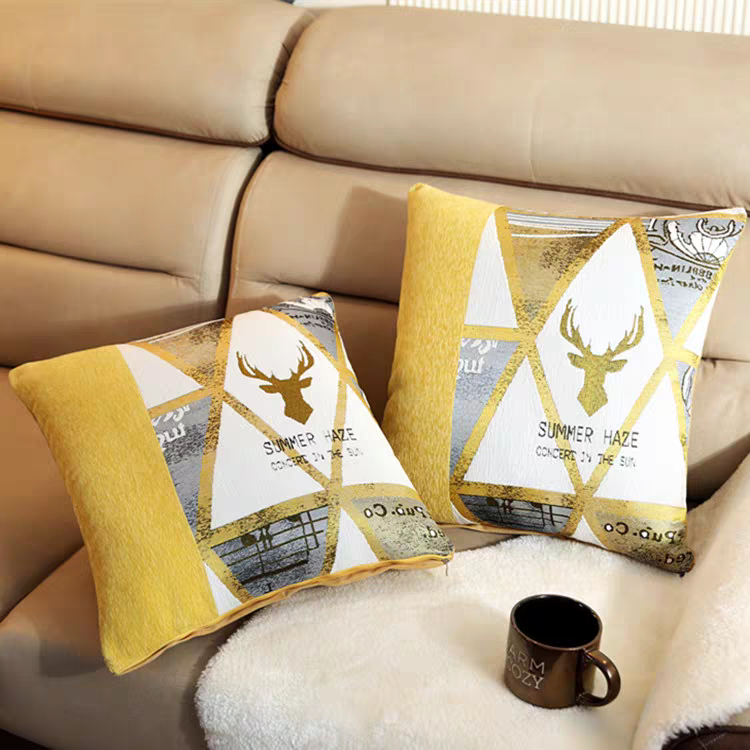 Cashmere antler square cushions, sofa cushions, living room and bedroom headrests, large throw pillows, custom-made waist pillows detail image 2