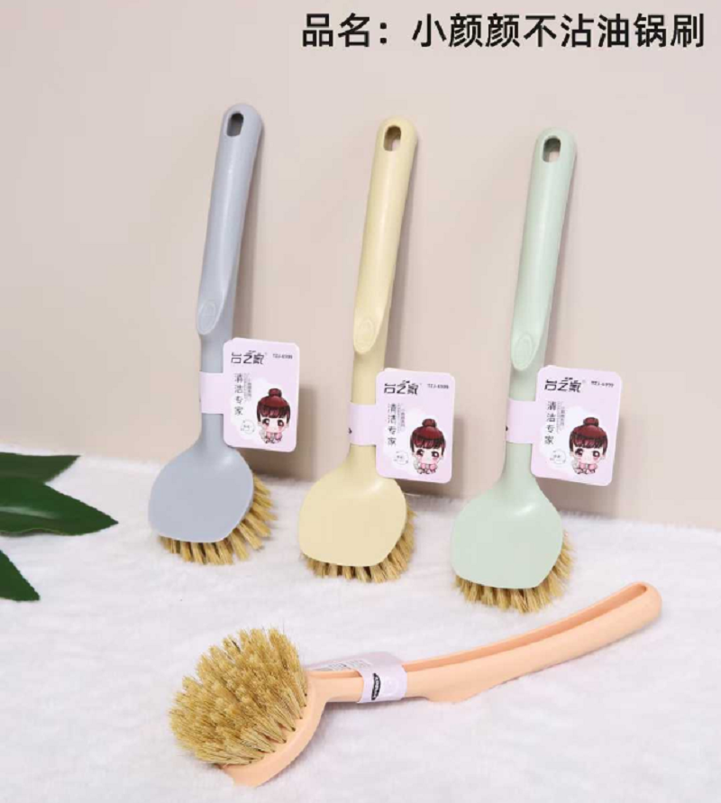 Factory direct sales MF139-6999 pot brush cleaning brush, pot brush, pot and bowl cleaning, cheap pot brush, plastic pot brush pic 1