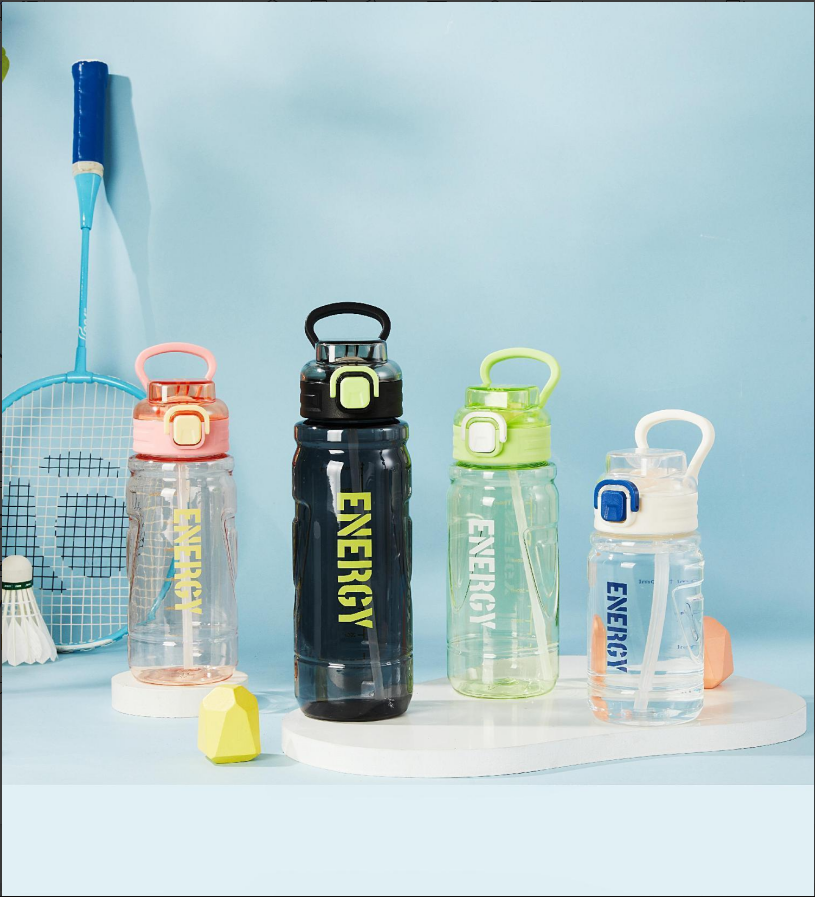 Simple student sports plastic cup made of PC material DY-SL2041, large capacity 1000ml pic 1