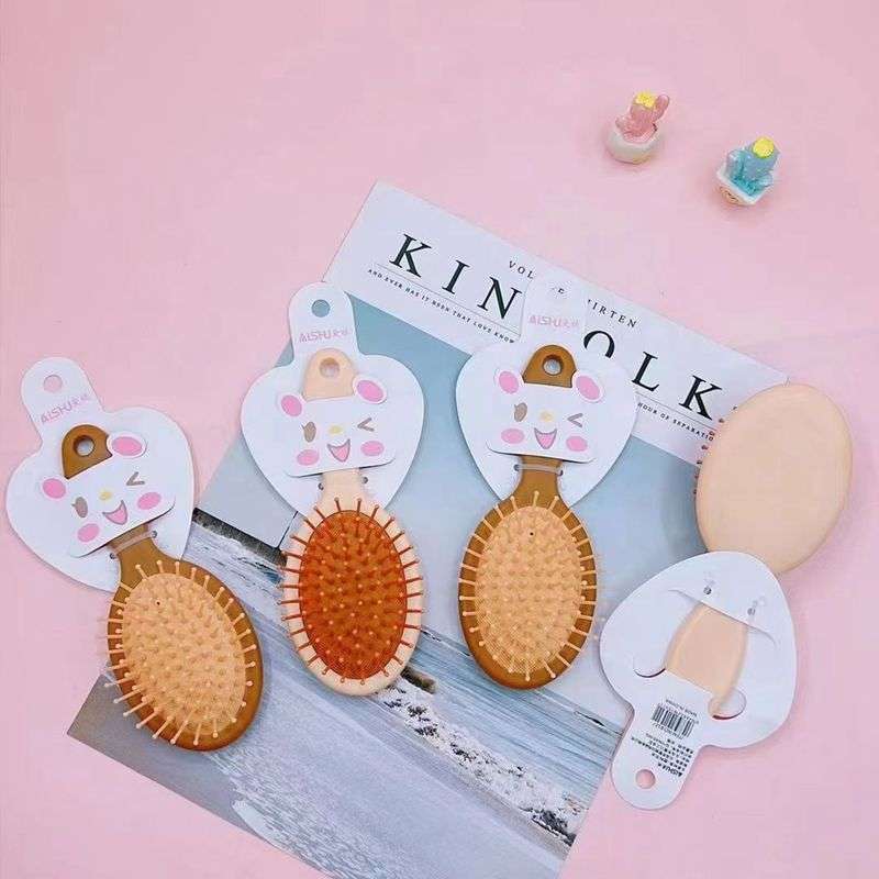 New fresh and cute air cushion comb, air cushion hair care comb, cute and portable small comb for girls, airbag massage comb