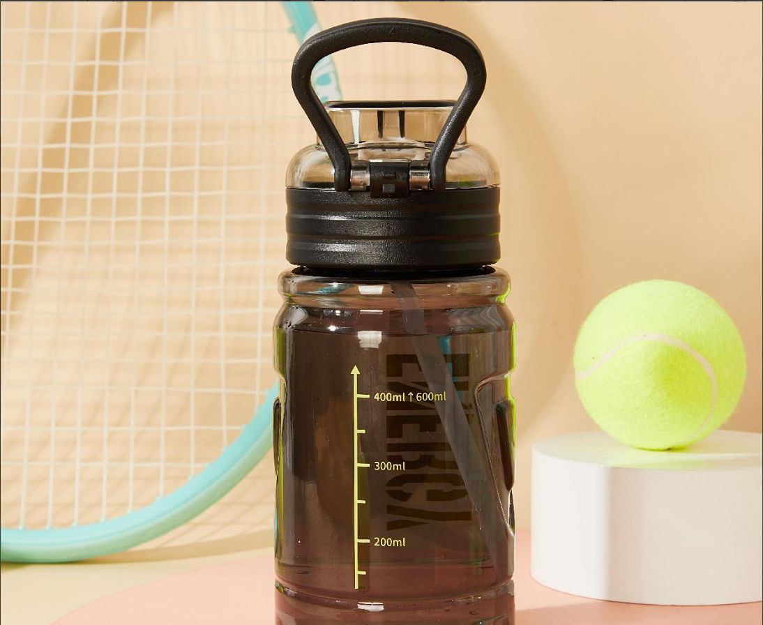 Simple student sports plastic cup made of PC material DY-SL2041, large capacity 1000ml Specification image