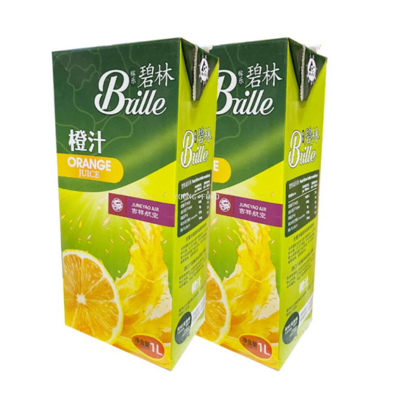 包邮！SILLY SOUR新鲜好喝浓缩饮料休闲零食 稼乐碧林橙汁1000ml白底实物图