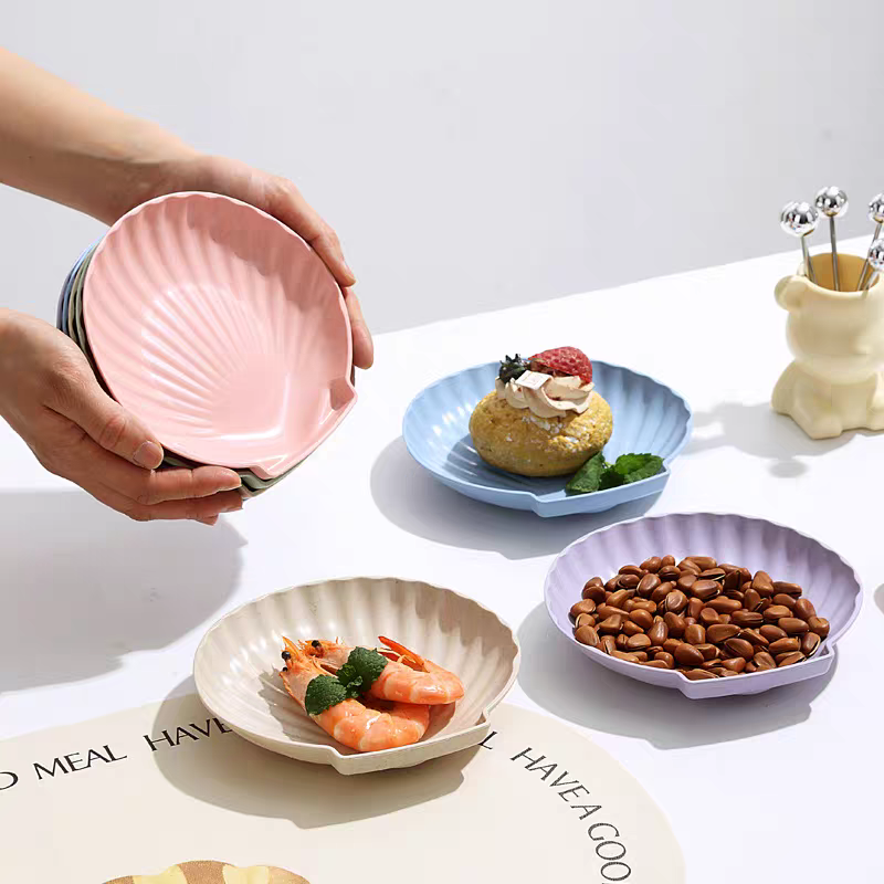 Bone-spitting plate, household dining table small plate, fruit snack plate, snack plate, bone small plate, garbage residue plate detail image 7