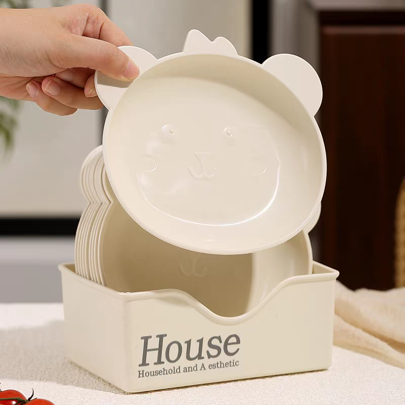 Bone-spitting plate, household dining table small plate, fruit snack plate, snack plate, bone small plate, garbage residue plate details Picture