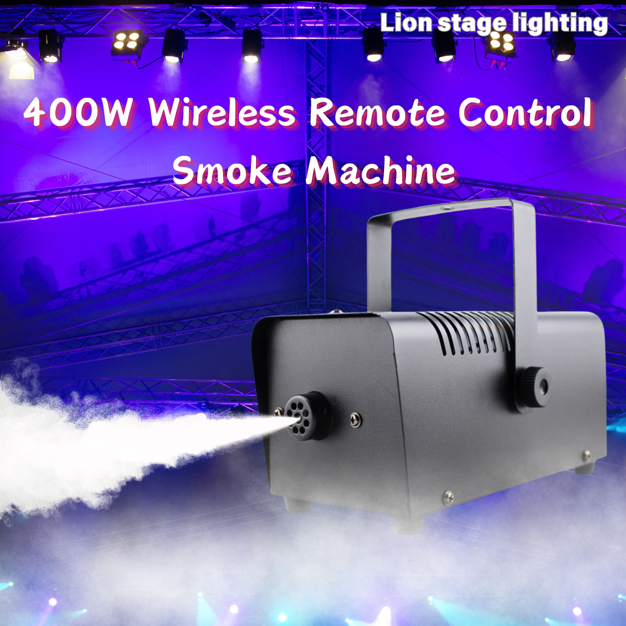 2025 Hot Sale Small Stage Smoke Machine, Wireless Remote Control Smoke Machine, Halloween Haunted House Props, Home Party Smoke Machine, Bar Atmosphere Manufacturer Direct Sales