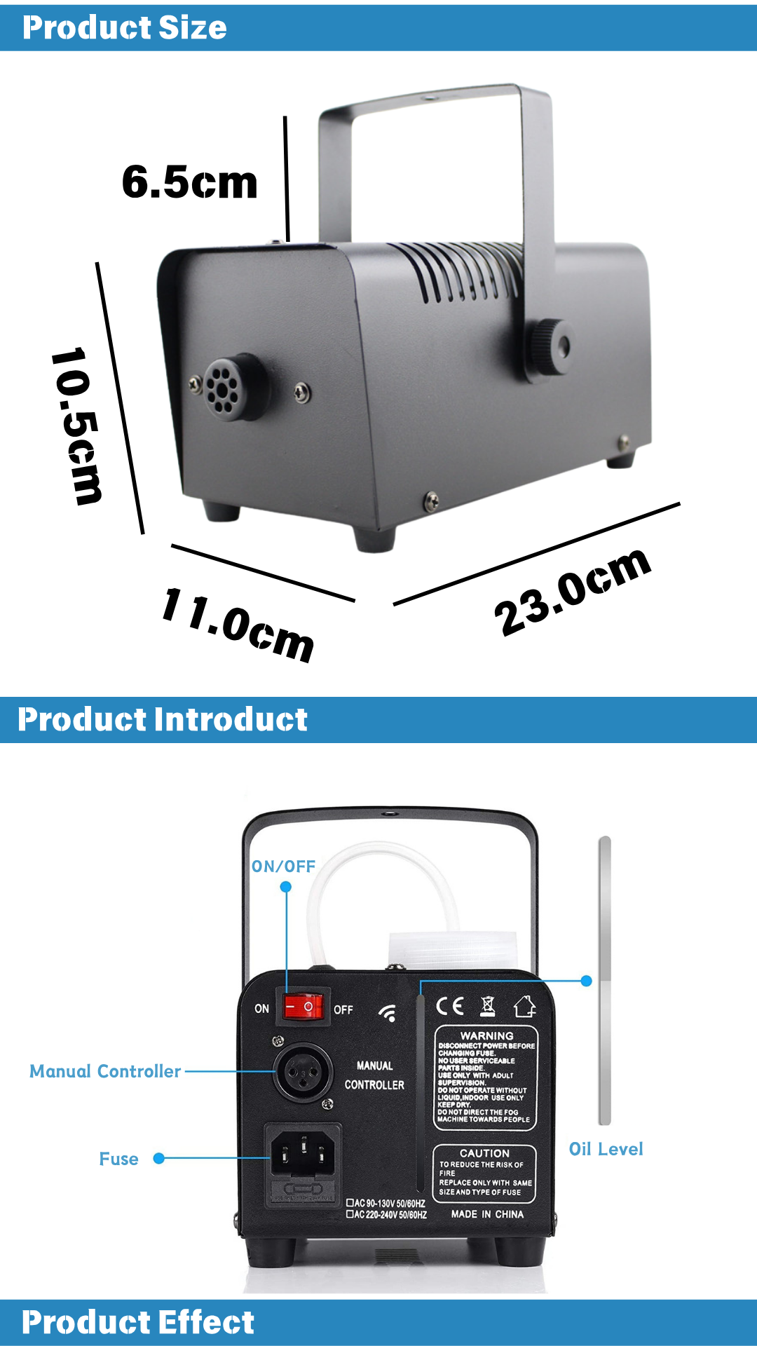 2025 Hot Sale Small Stage Smoke Machine, Wireless Remote Control Smoke Machine, Halloween Haunted House Props, Home Party Smoke Machine, Bar Atmosphere Manufacturer Direct Sales Application Scenario