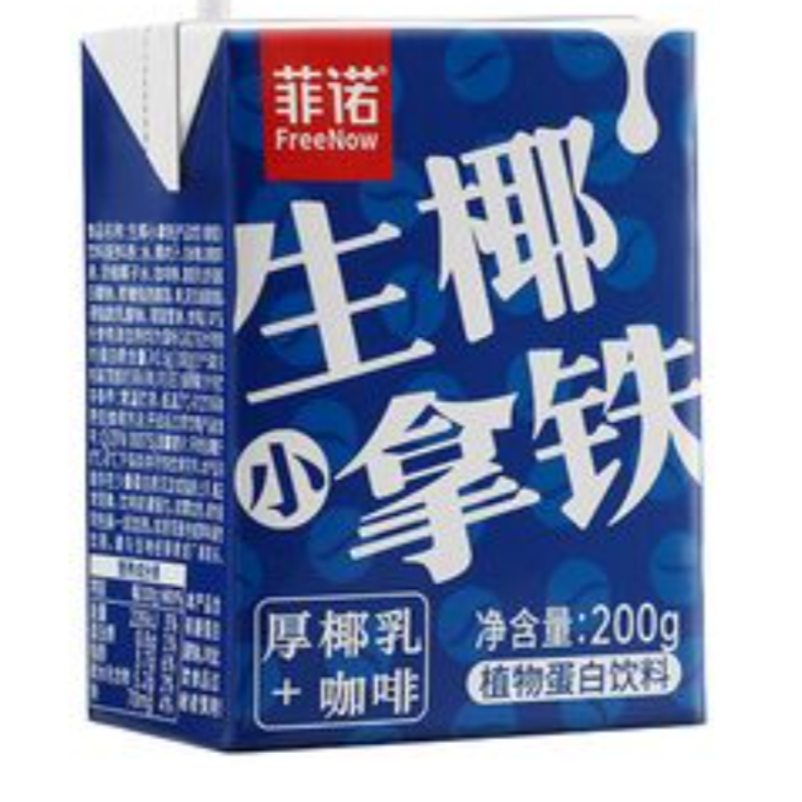 包邮！ROMANA SAMBUCA休闲零食饮料 菲诺生椰拿铁饮料200g*3瓶/组