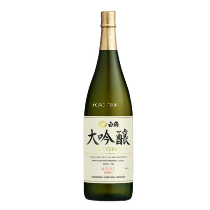 Free shipping for wholesale! BAIOCCHI imported Rice Wine, Spirits, Snacks, Japanese Shiratsuru Daiginjo 720ml