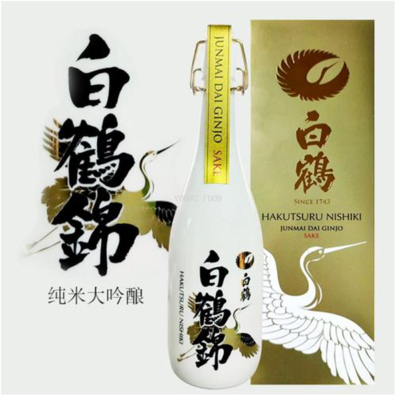 Free shipping for wholesale! BAIOCCHI Imported Rice Wine, Japanese Shiratsuki Junmai Daiginjo Sake 720ml details Picture