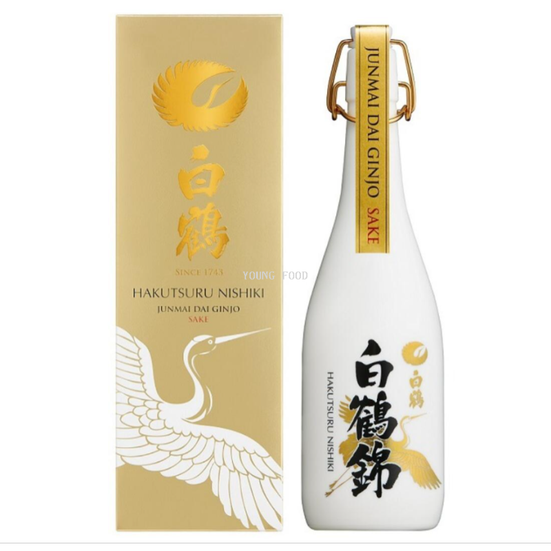 Free shipping for wholesale! BAIOCCHI Imported Rice Wine, Japanese Shiratsuki Junmai Daiginjo Sake 720ml