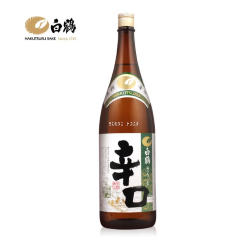 Free shipping for wholesale! BAIOCCHI imported rice wine, spirits, snacks, Japanese White Crane Dry Sake 1800ml
