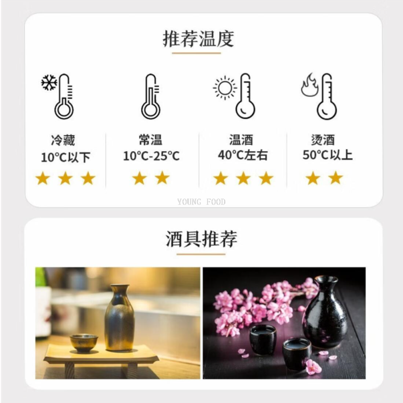 Free shipping for wholesale! BAIOCCHI imported spirits, snacks, rice wine, Japanese Shiratsuru Premium Sake 1800ml Application Scenario