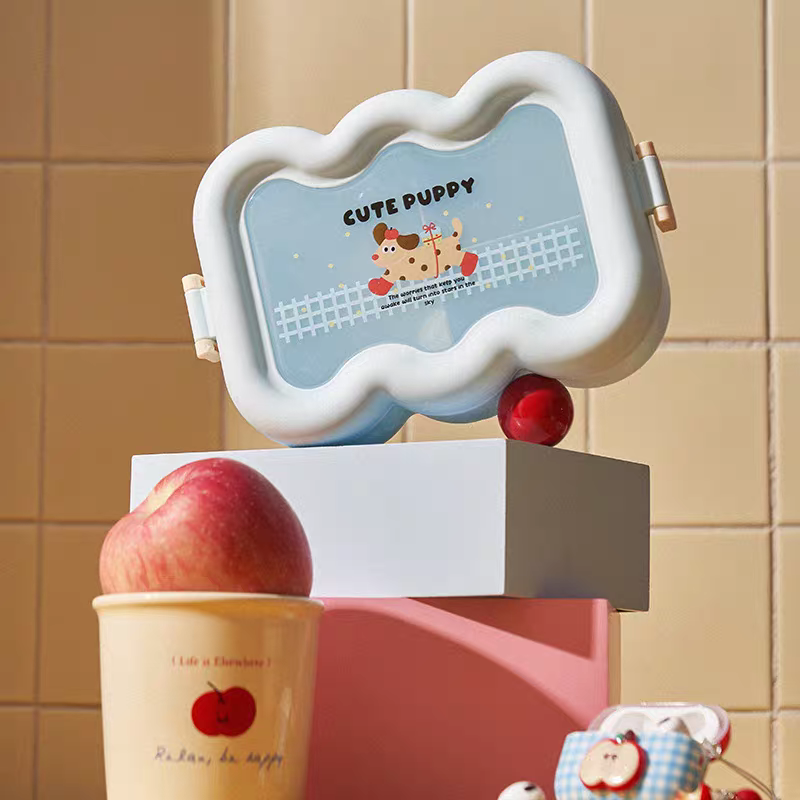 Cloud Lunch Box, office worker's special lunch box, high appearance level, fruit bento box, student to bring rice, cute compartments lunch box details Picture