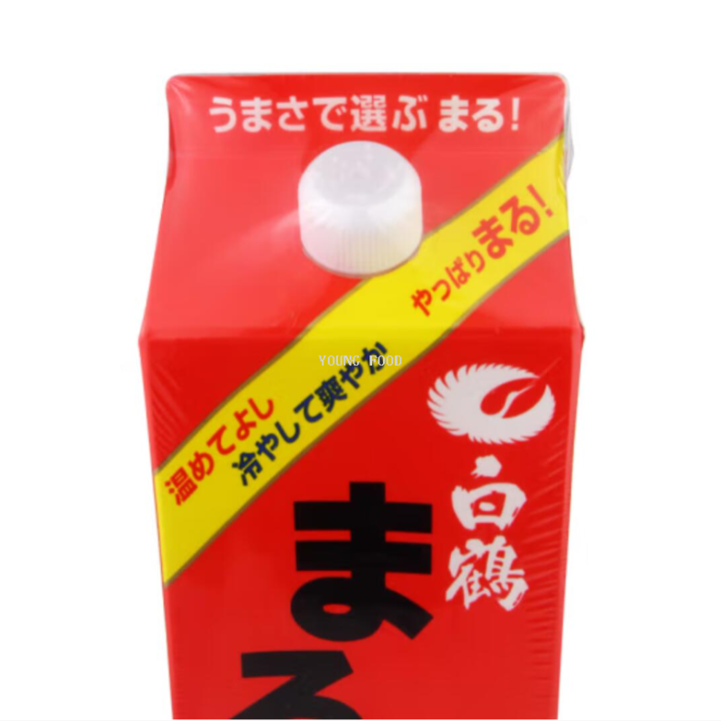 Free shipping for wholesale! BAIOCCHI imported snack rice wine, spirits, and Japanese Kobe Shiratsura Round Sake 2L details Picture