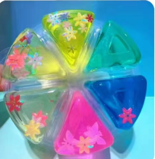 Children's toy round box, 6-color clay, M glue clay, stress-relieving toy clay details Picture