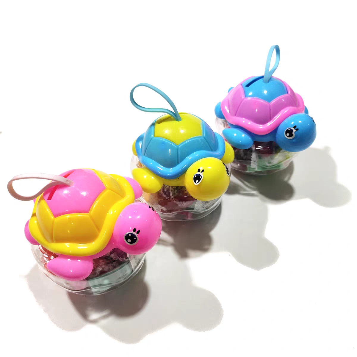 Children's colored clay and plasticine toy hand-held little turtle money box is safe and non-toxic Specification image