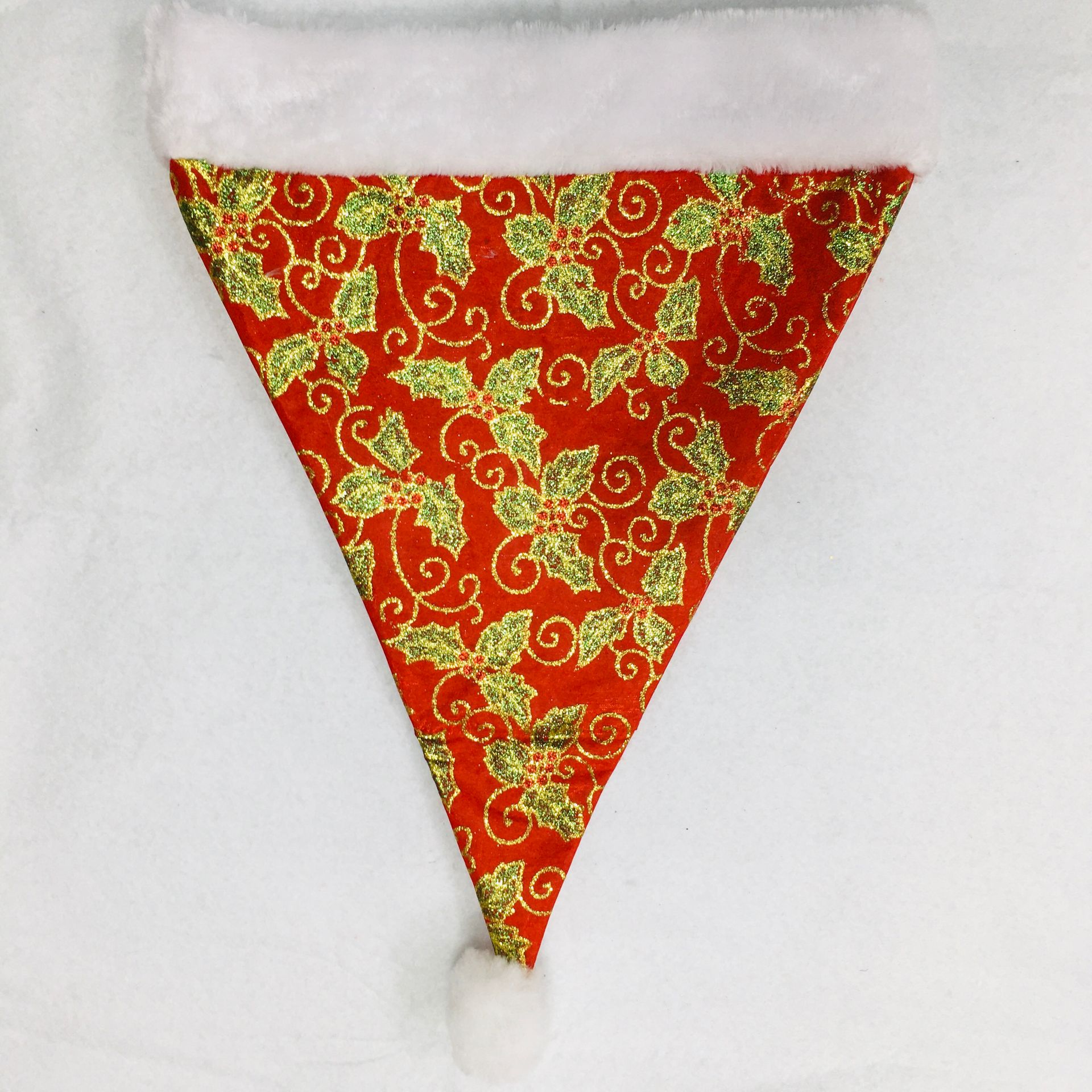 Christmas decorations, hats, adult powder embossed Christmas hats, Christmas hats details Picture