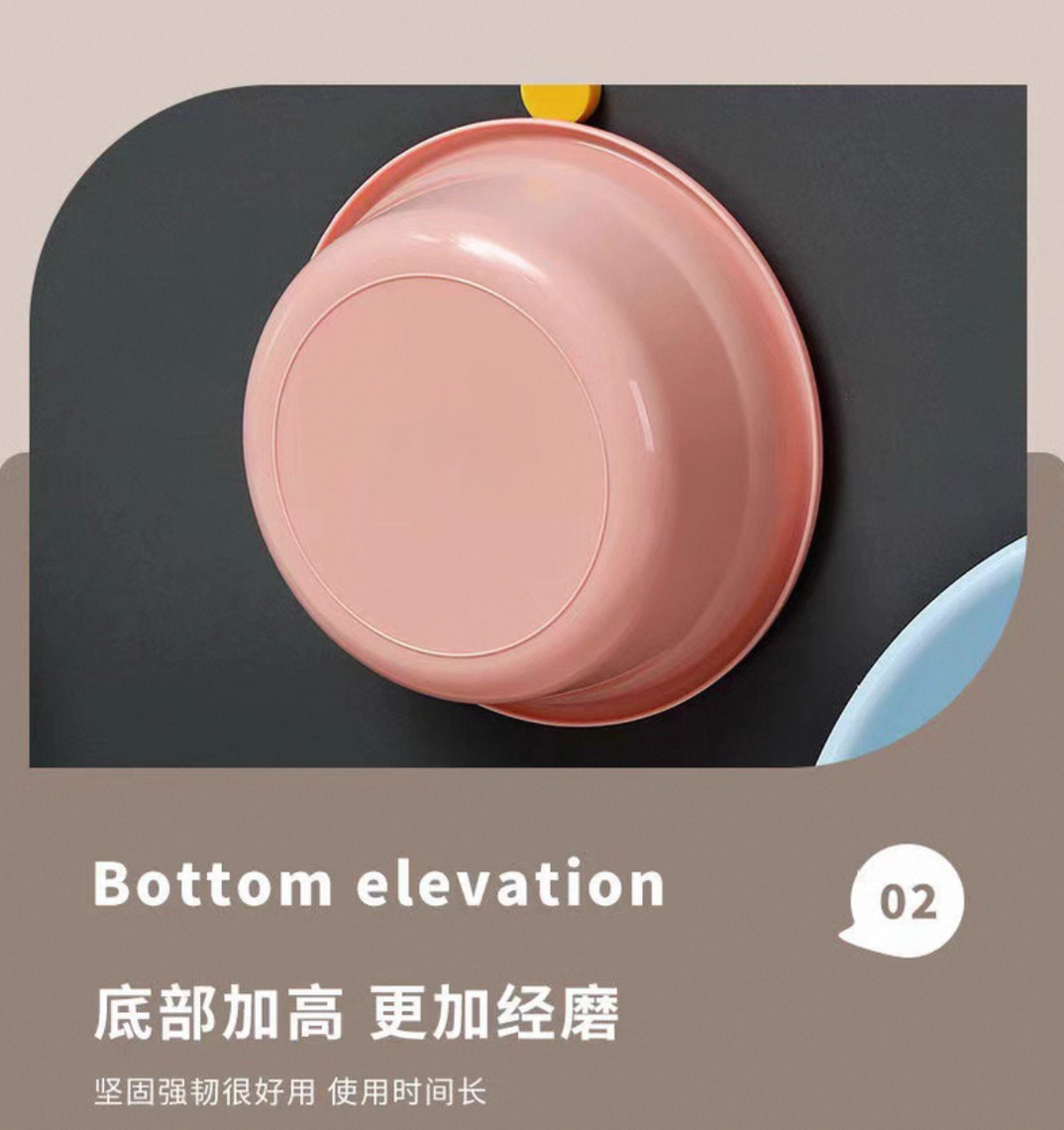 36*15塑料盆圆形塑料洗脸盆家用洗衣盆学生宿舍盆子详情图2