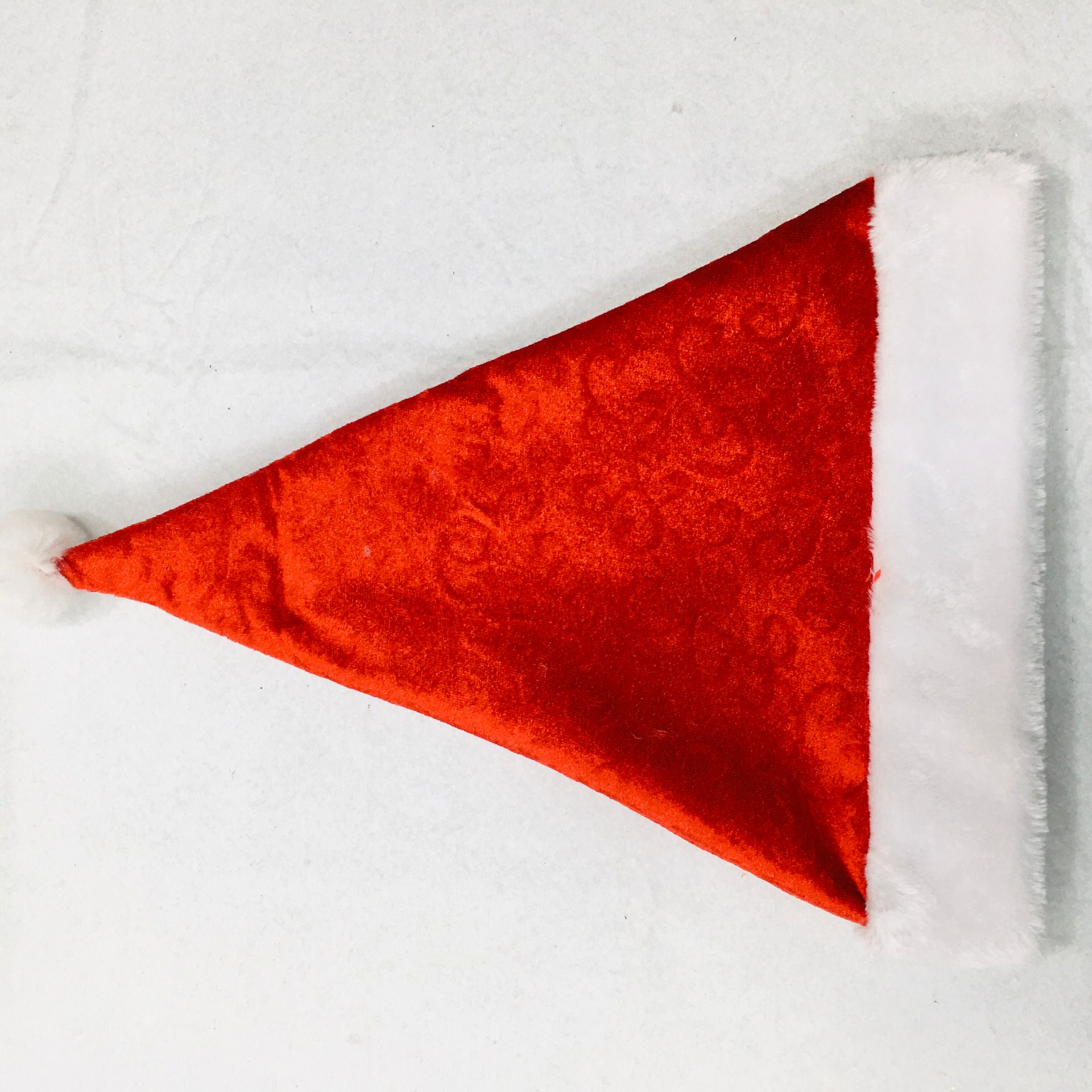 Sombrero de navidad grande rojo de recorte para decoración de navidad Item Picture