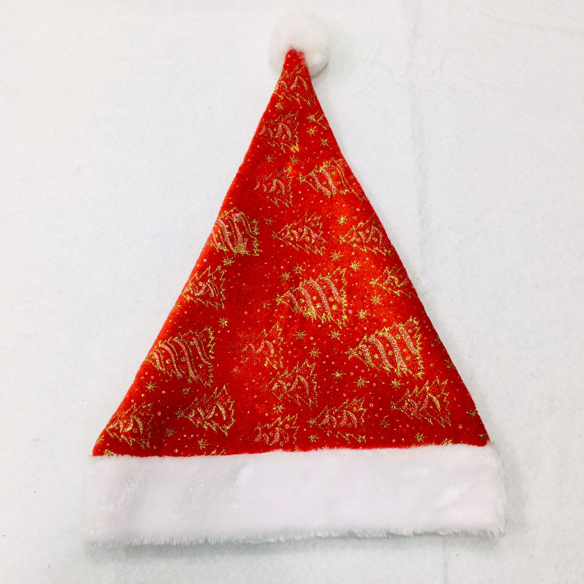 Christmas decorations, hats, adult powder embossed Christmas hats, Christmas hats Specification image